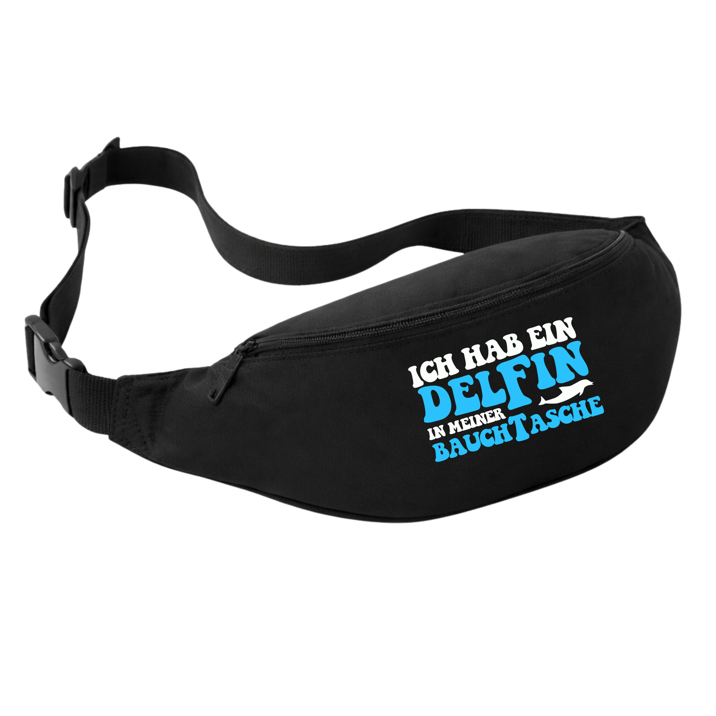 Bauchtasche „Ich hab ein Delfin in meiner Bauchtasche“